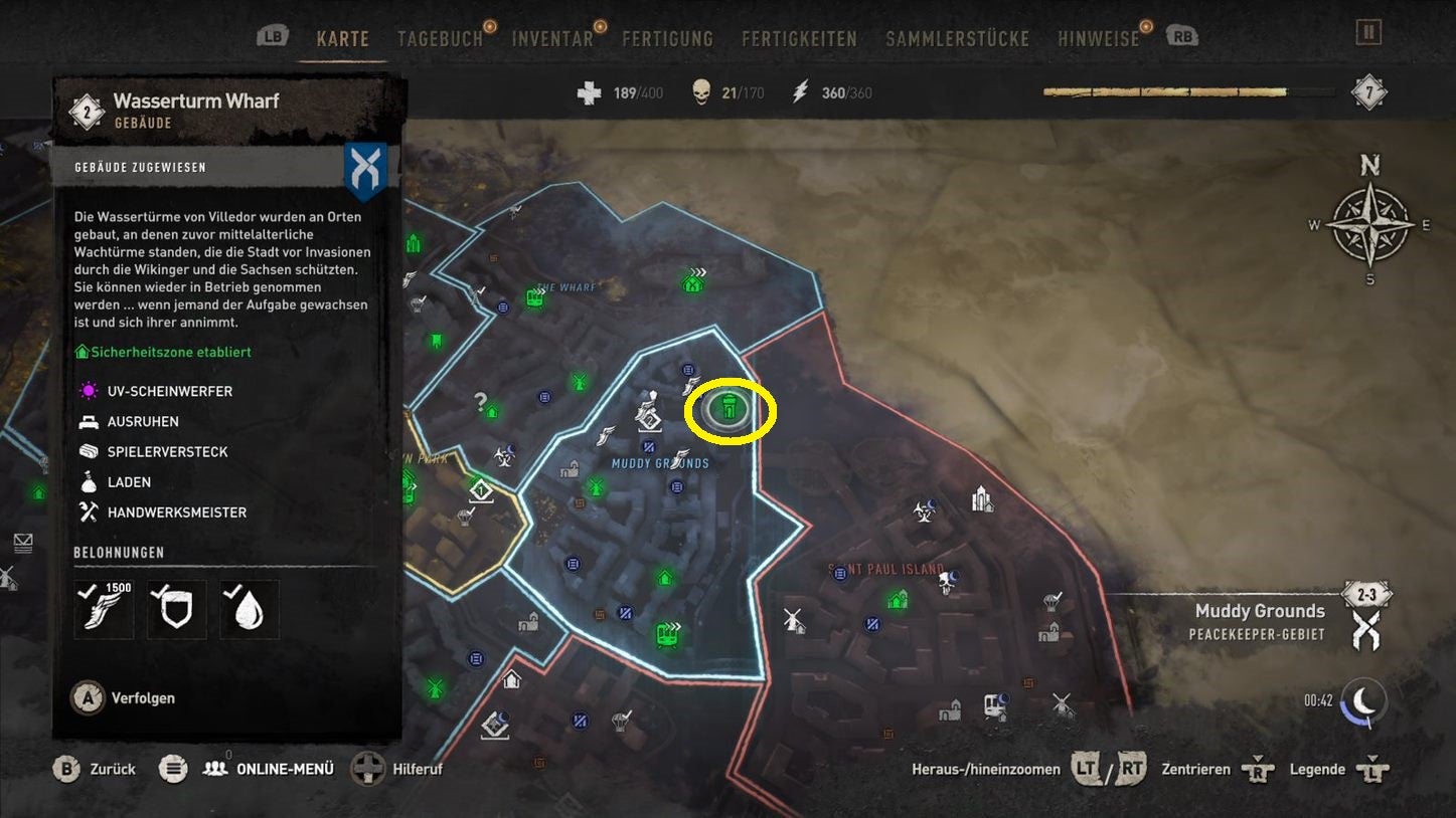 Dying Light 2 Im Dienste Der Stadt Dying Light 2: Standorte der Wassertürme, Stromwerke und Einrichtungen